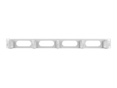 Lanberg Typ B - Rack-kabel styrepanel - RAL 7035 - 1U - 19"
