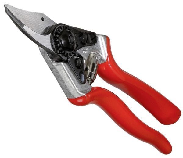 Felco 6, Forbigang, Aluminium, Rød, Stål, Rustfritt stål, 195 mm