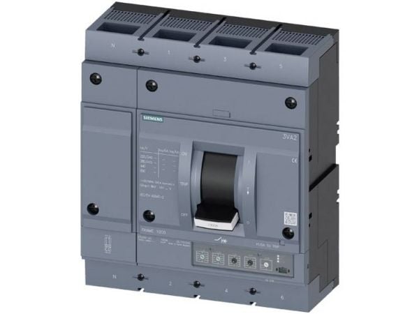 Siemens 3VA2563-6HM42-0AA0 Strömbrytare 1 st Inställningsområde (ström): 250 - 630 A Kopplingsspänning (max.): 690 V/AC (B x H x D) 280 x 320 x 120 mm