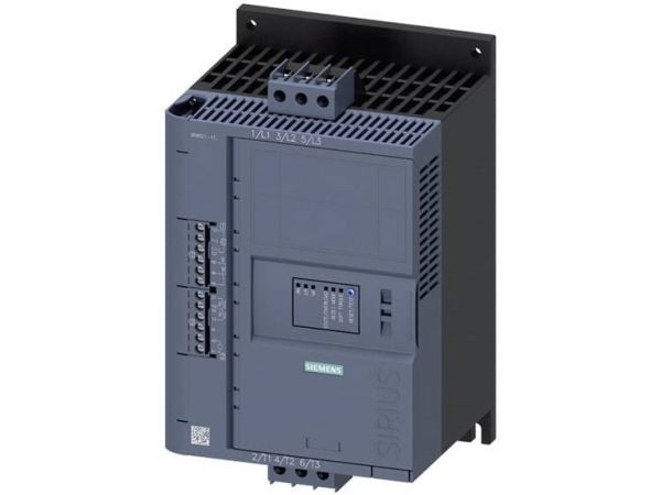 Siemens 3RW5214-1TC05 enhet för mjukstart, motoreffekt vid 400 V 7,5 kW, vid 230 V 4 kW, 200 V/600 V, nominell ström 18 A