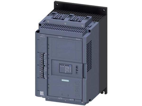 Siemens 3RW5226-1AC15 3RW52261AC15 Pehmokäynnistysyksikkö Moottorin teho 400 V:n jännitteellä 37 kW Moottorin teho 230 V:n jännitteellä 22 kW 200 V...