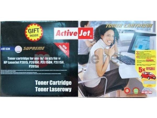 Activejet ATH-53N, 3500 sider, Sort, 1 stykker
