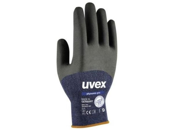 Uvex 6006211, Antrasitt, Blå, Grå, Voksen, Voksen, Unisex, 1 stykker, Elastan, Viskose, Polyamid
