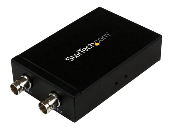 StarTech SDI to HDMI Converter - 3G SDI to HDMI Adapter with SDI Loop Through Output - SDI to HDMI Audio/Video Adapter - 755ft (230m) (SDI2HD) - Vi...