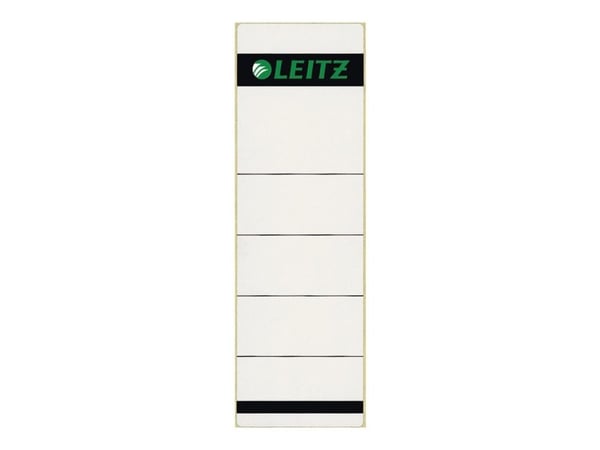 Leitz - Mapperyggetikett - grå (en pakke 100) - for P/N: 10804095, 10805015, 10805045, 10805055, 10805075, 10805085, 11900000, 11940000