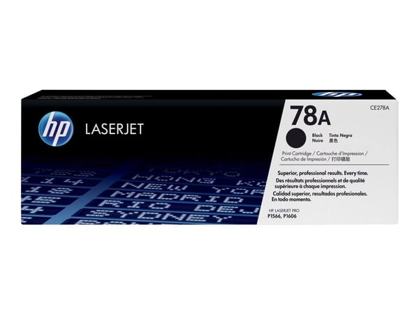 HP 78A - Svart - original - LaserJet - tonerpatron (CE278A) - for LaserJet Pro M1536dnf, P1566, P1606DN