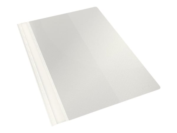 Tilbudsmappe Esselte PP hvid A4 m/lomme 28345 - (25 stk.)