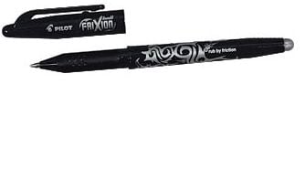 Pilot BL-FR7-B, Gelépenn med hette, Svart, Svart, 0,7 mm, 1 stykker