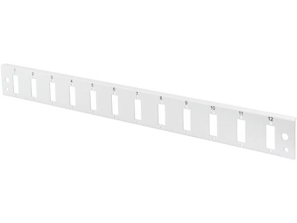 Digitus DN-96201-QL, Etupaneeli, Harmaa, 1U, Pyöreä, Turkki, SC duplex