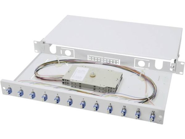 DIGITUS DN-96331/9 - Spleiseboks for fiberoptikk - 1U - 19"