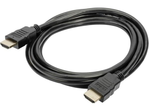 ASSMANN - High Speed - HDMI-kabel med Ethernet - HDMI hann til HDMI hann - 2 m - svart - 4K-støtte (en pakke 10)