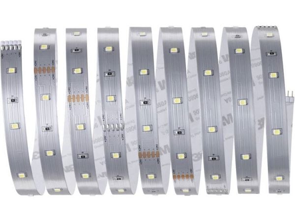 Paulmann MaxLED, Nauhavalo kattoon, Sisätila, Tunnelma, Hopea, Muovi, IP20