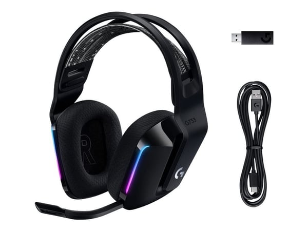 Logitech G 981-000864, Langaton, Pelaaminen, 20 - 20000 Hz, 278 g, Kuulokkeet, Musta