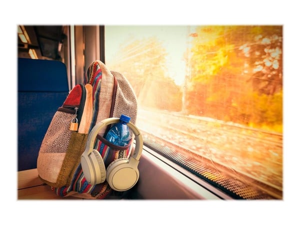 Philips TAH5205WT - Hodetelefoner med mikrofon - full størrelse - Bluetooth - trådløs - hvit