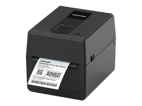 Toshiba TEC BV420D - Etikettskriver - direktetermisk - Rull (11,8 cm) - 203 dpi - inntil 177.8 mm/sek - USB 2.0, LAN - svart