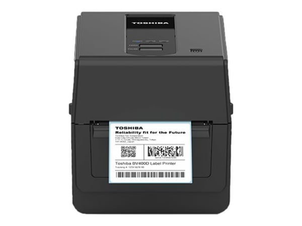 Toshiba TEC BV420D - Etikettskriver - direktetermisk - Rull (11,8 cm) - 203 dpi - inntil 177.8 mm/sek - USB 2.0, LAN - svart