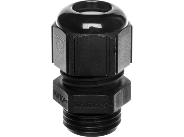LAPP kabelgenomföring i polyamid M16 IP68 SKINTOP STR-M 16x1,5 svart 53111310