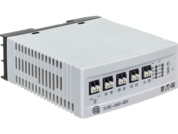 Eaton Digital inngangsmodul 8 innganger 24V DC SmartWire-DT EU5E-SWD-8DX 116381 Eaton Digital inngangsmodul 8 innganger 24V DC SmartWire-DT EU5E-SWD-8DX 116381