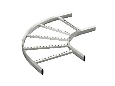 Wibe 15 600 mm FZV - 90° indvendig bøjning, Stål, Varmforzinket, C4