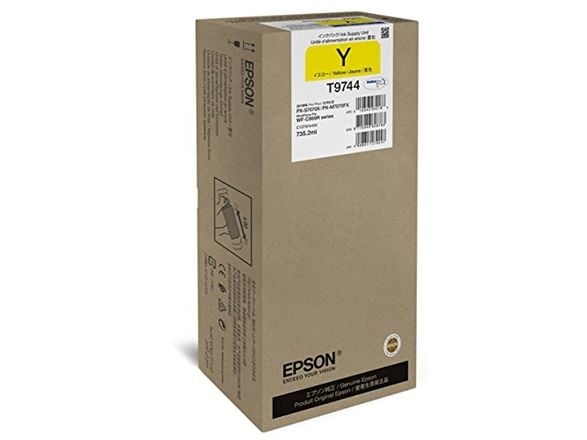 Epson T9744 bläckpatron för WF-C869R, gul, 84000 sidor, XXL original