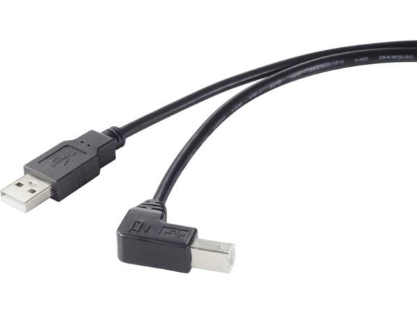 Renkforce RF-4613068, 0,5 m, USB A, USB B, USB 2.0, 480 Mbit/s, Lajittelu