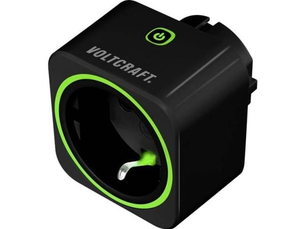 VOLTCRAFT SEM6000 BLACK energikostnadsmåler Bluetooth® - app-styring, dataeksport, dataloggerfunksjon, TRMS, justerbar strømpris - VC-11732495