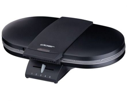 Cloer 1320 - Vaffelmaskin - 1.2 kW - svart