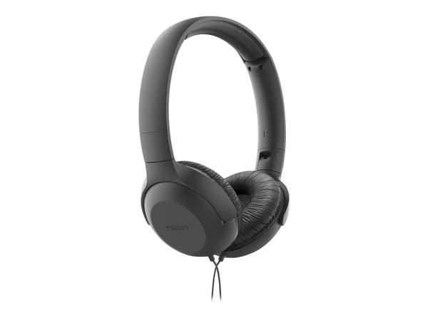 Philips TAUH201BK - Hörlurar med mikrofon - på örat - kabelansluten - 3,5 mm kontakt - svart