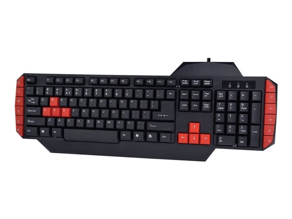 Gembird - Sett med tastatur, mus, hodetelefon og musepute - USB - QWERTY - USA