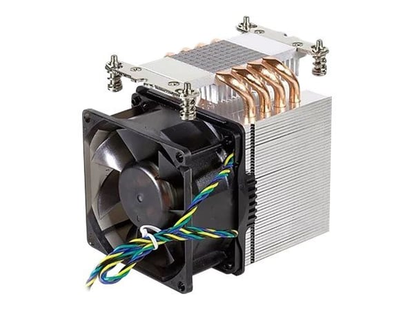 Inter-Tech R-27 - Prosessorkjøler - (for: LGA2011, LGA2066) - aluminium - 80 mm