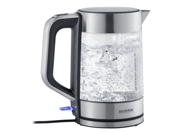 Severin WK 3420, 1,7 L, 2200 W, Musta, Ruostumaton teräs, Läpinäkyvä, Lasi, Ruostumaton teräs, Veden tason ilmaisin, Ylikuumenemissuoja Severin WK 3420, 1,7 L, 2200 W, Musta, Ruostumaton teräs, Läpinäkyvä, Lasi, Ruostumaton teräs, Veden tason ilmaisin, Ylikuumenemissuoja