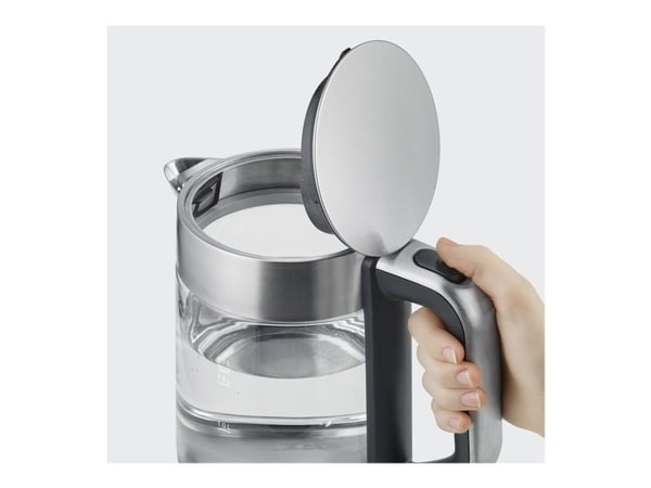 SEVERIN WK 3420 - Kjele - 1.7 liter - 2.2 kW - glass/brushed stainless steel/black