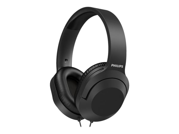 Philips TAH2005BK - Hodetelefoner - full størrelse - kablet - 3,5 mm jakk - lydisolerende