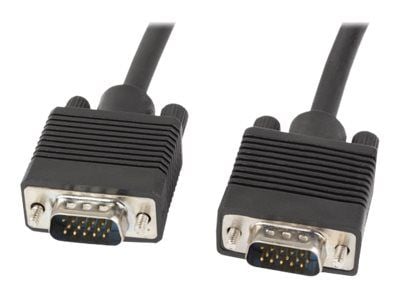 Lanberg - VGA-kabel - HD-15 (VGA) (hann) til HD-15 (VGA) (hann) - 3 m - svart Lanberg - VGA-kabel - HD-15 (VGA) (hann) til HD-15 (VGA) (hann) - 3 m - svart