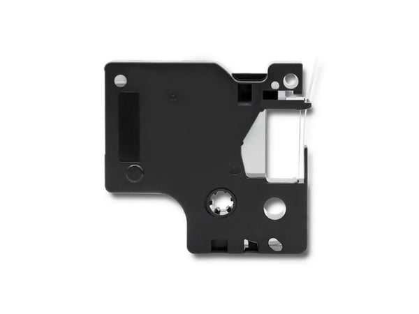 QOLTEC tejp för DYMO D1 43613 6 mm x 7 m vit/svart övertryck