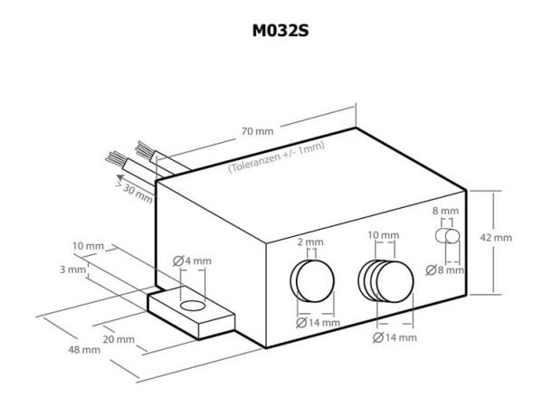 Kemo M032S Monovahvistin Rakennusmoduuli 6 V/DC, 9 V/DC, 12 V/DC, 16 V/DC 12 W 4 Ω
