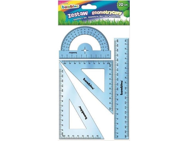 Bambino geometrisett 4 deler 20 cm
