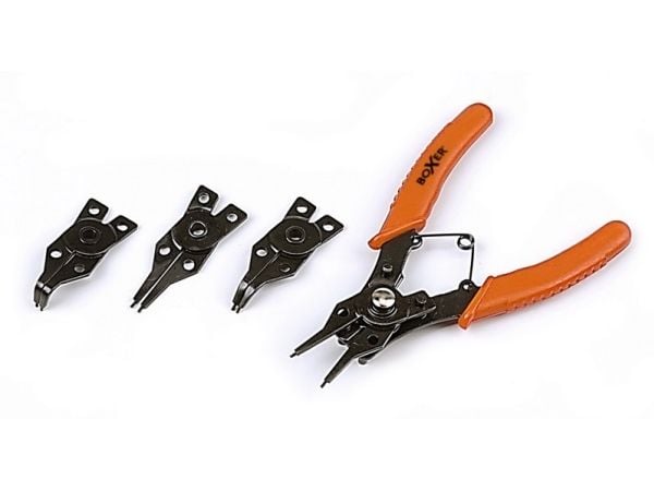 Boxer® låseringtang 0/45/90° med 4 utskiftbare kjever og vinkling