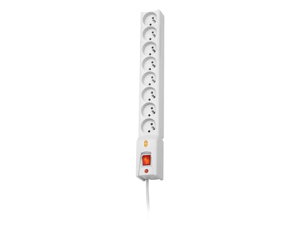 LESTAR LX 810 - Strømstødsbeskytter - AC 230 V - 2300 Watt - output-stikforbindelser: 8 - grå