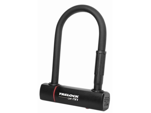 Trelock U4 Mini 83-152 ZB 401, U-lukko, Musta, Terästä, Terästä, 1,4 cm, Avain
