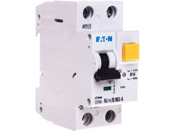Eaton jordfelsbrytare 2P 16A B 0,03A typ AC PKNM 16/1N/B/003 236200