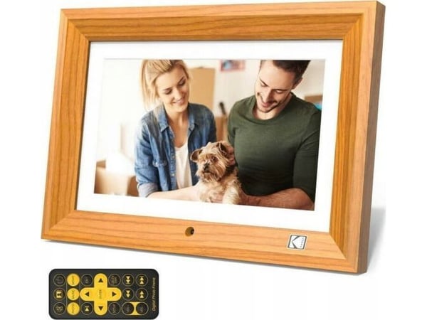 Kodak RDPF-1200W - Digital fotoramme - 10.1" - 1024 x 600 - wooden brown