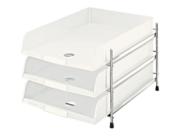 Esselte - Brevbakke - 3 rom - for C4 (229 x 324 mm) - hvit (en pakke 3)