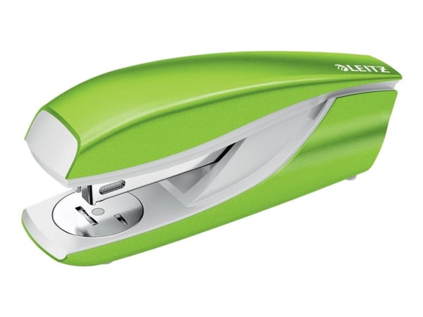 Leitz WOW 5502 - Stiftemaskin - 30 ark / 3 mm - 24/6, 26/6 - plast, metall - grønn