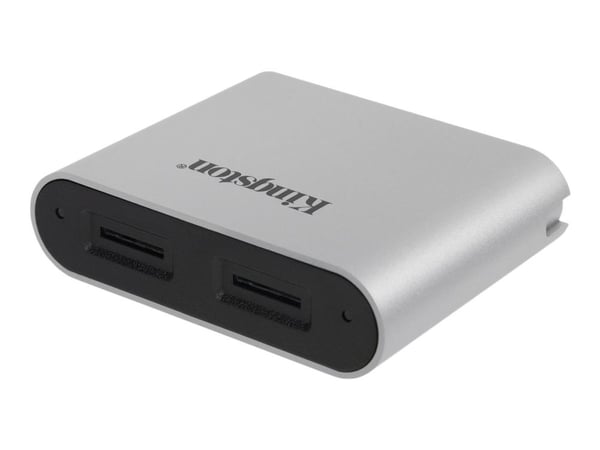Kingston Workflow - Kortleser (microSDHC UHS-I, microSDHC UHS-II, microSDXC UHS-I, microSDXC UHS-II) - USB-C 3.2 Gen 1