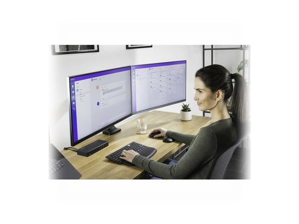 Kensington SmartFit One-Touch Height Adjustable Dual Monitor Arm - Monteringssett - justerbar arm - for 2 skjermer - aluminium, plastikk, stål - sk...