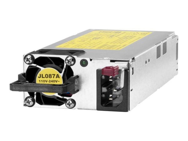 HPE Aruba X372 - Nätaggregat - hot-plug/redundant - AC 110-240 V - 1050 Watt - Europa - för HPE Aruba 2930M 24, 2930M 40, 2930M 48, 3810M 24, 3810M...