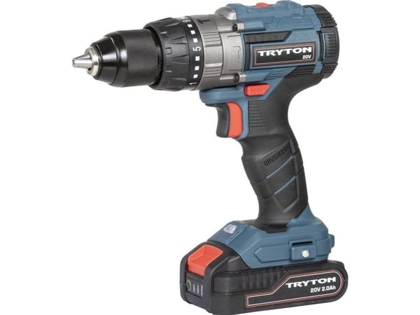 Tryton TBLV202 bormaskin-/skrutrekker 20 V 2 x batteri 2 Ah
