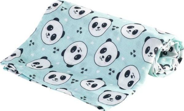Bocioland Bambus bleie 75x75 Panda Mint Bocioland Bocioland Bambus bleie 75x75 Panda Mint Bocioland