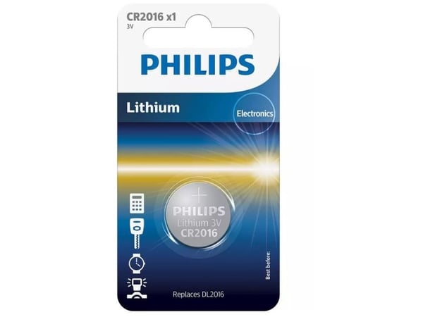 Philips CR2016 - Batteri CR2016 - Li - 75 mAh